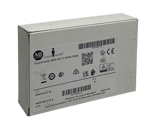 ALLEN BRADLEY 440R-N23114 /A Guardmaster MSR126.1T SAFETY RELAY 24VAC/DC 4W NSMP
