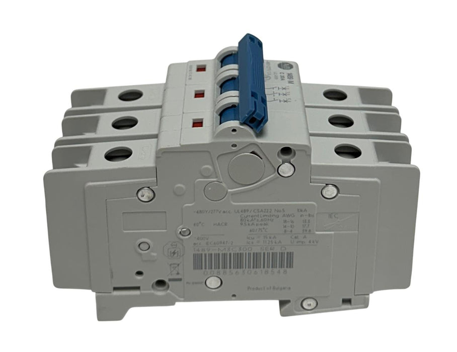 ALLEN BRADLEY 1489-M3C300 /D CIRCUIT BREAKER 1489-M SERIES 3-POLE 30A NSMP