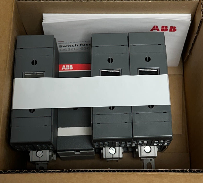 ABB 1SCA115448R1001 / OS60GJ12 FUSIBLE DISCONNECT SWITCH 3-POLE 60A CLASS J NSMP