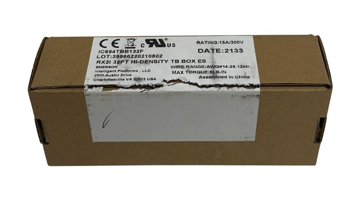 GE FANUC IC694TBB132F / IC694TBB132 HIGH DENSITY TERMINAL BLOCK 36-PT NSMP