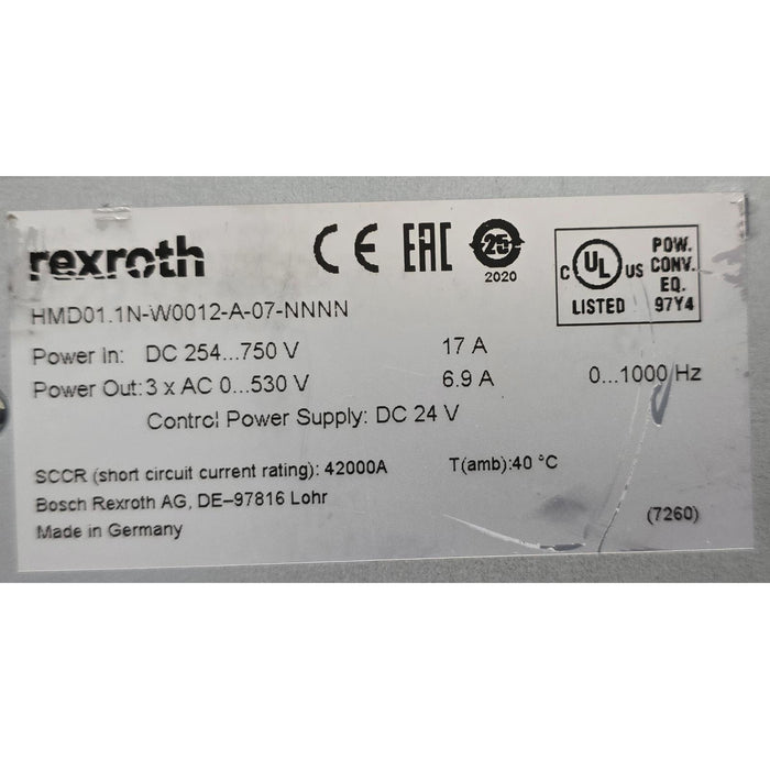 REXROTH CDB02.1B-ET-EC-EC-NN-S4-S4-NN-NN-FW R911338542 HMD01.1N-W0012-A-07-NNNN