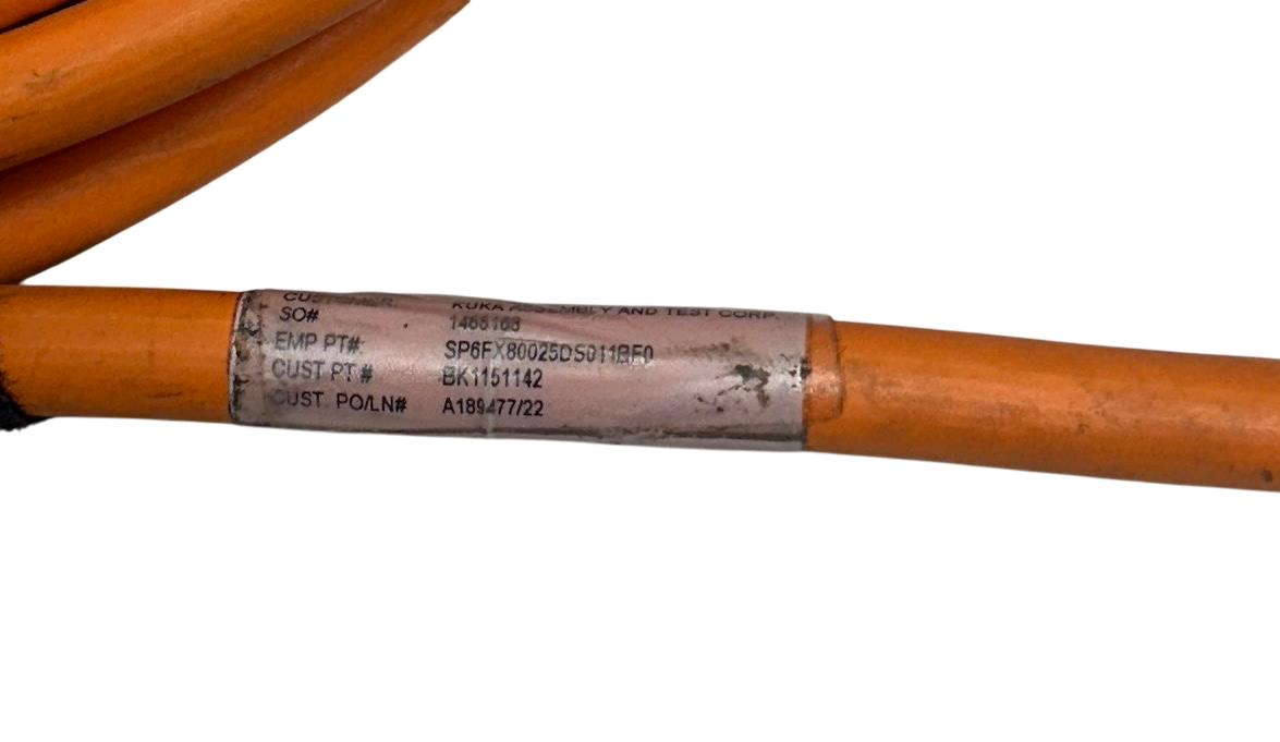 EMI KUKA SP6FX80025DS011BF0 / BK1151142 / 6FX80025DS011BF0 SERVO CABLE 15M NSNP