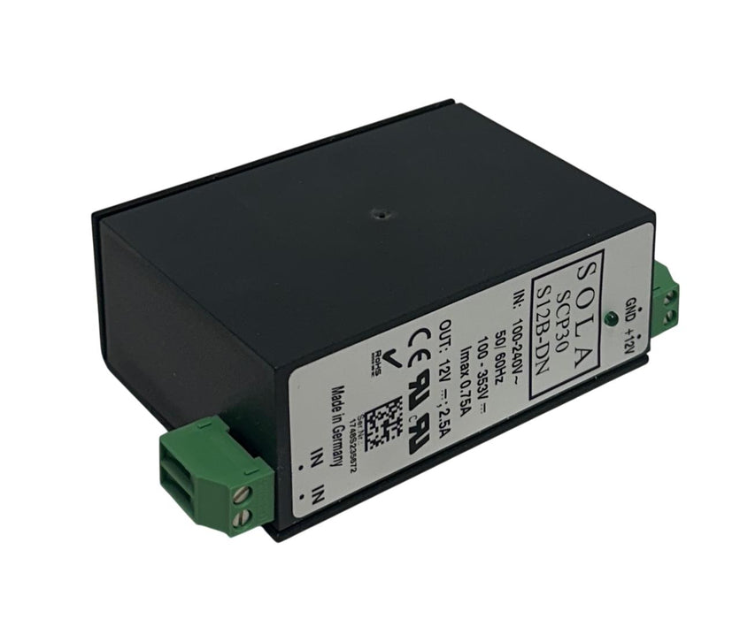 EMERSON SOLA SCP30 S12B-DN / SCP30S12BDN SLIM POWER SUPPLY 100-240V INPUT NSMP