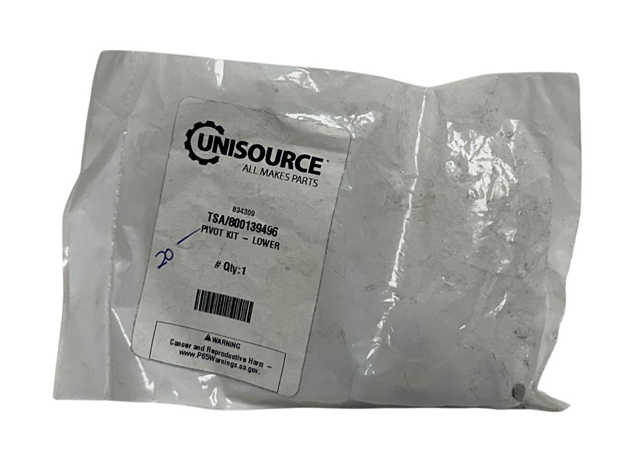 UNISOURCE YALE 800139496 / YT800139496 OEM LOWER PIVOT KIT FOR FORKLIFT NSFS