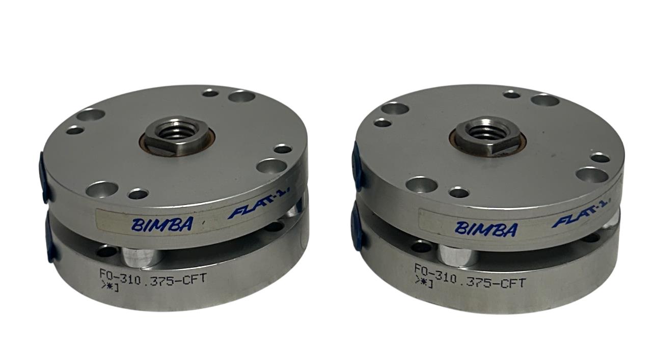 2 BIMBA FO-310.375-CFT / FO310375CFT / F0-310.375-CFT CYLINDERS FLAT-1 NSNP