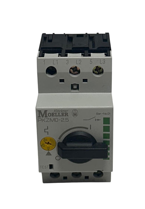 KLOCKNER MOELLER PKZM0-2,5 / PKZM025 MOTOR PROTECTIVE SWITCH 1.6-2.5A NSMP