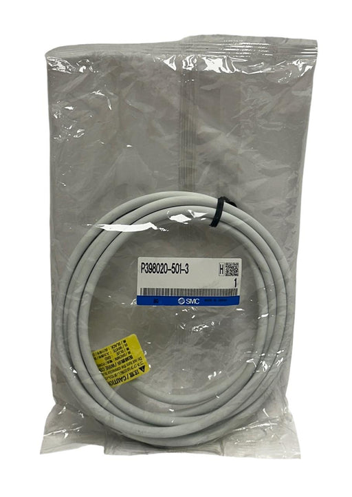 SMC P398020-501-3 / P3980205013 PNEUMATIC POWER / SIGNAL CABLE 3M 4-WIRE NSFS