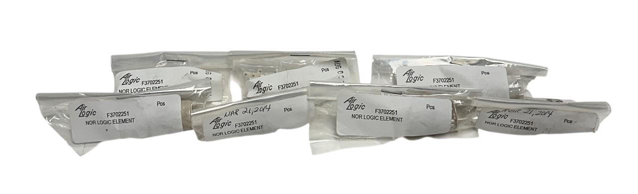 7 AIR LOGIC F3702251 OEM PNEUMATIC NOR LOGIC ELEMENTS NSMP