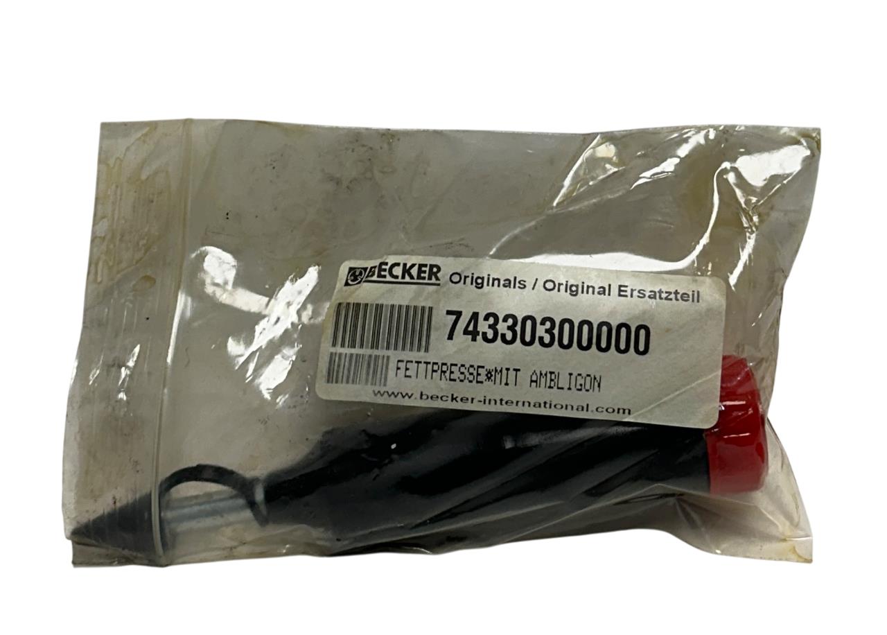 BECKER 74330300000 GREASE GUN FOR BECKER VACUUM PUMPS OEM NSMP