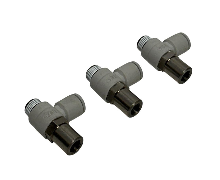 3 SMC AS2201F-01-06SD / AS2201F0106SD TAMPER PROOF FLOW CONTROL VALVES NSNP