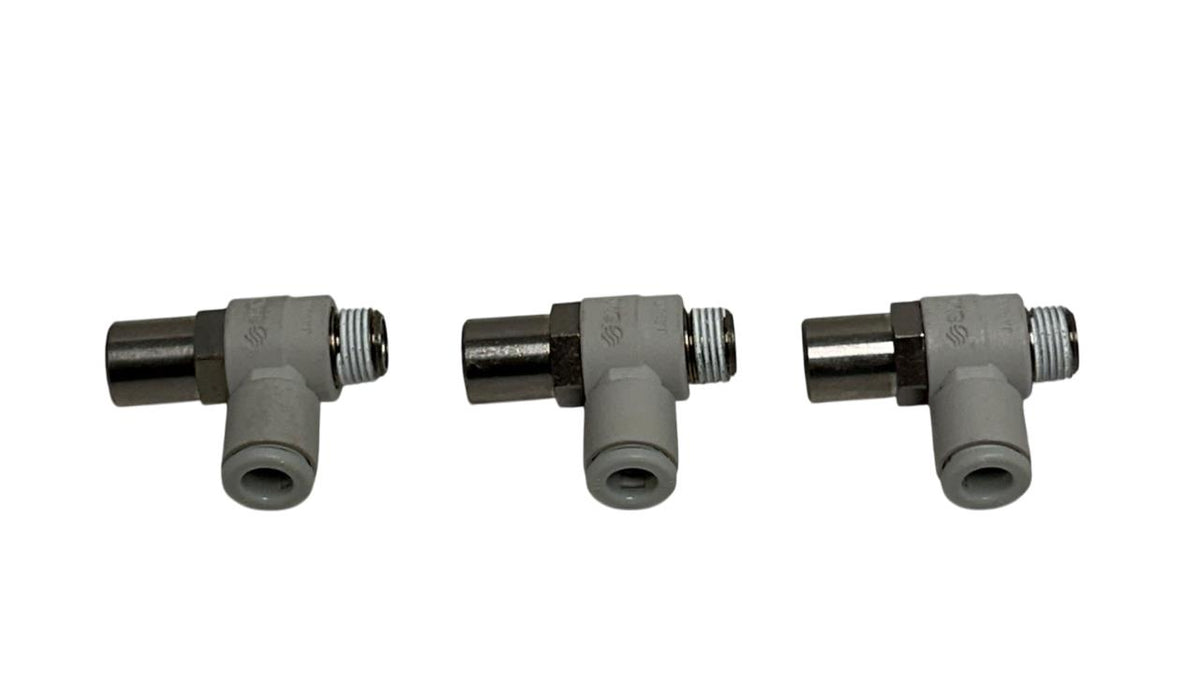 3 SMC AS2201F-01-06SD / AS2201F0106SD TAMPER PROOF FLOW CONTROL VALVES NSNP