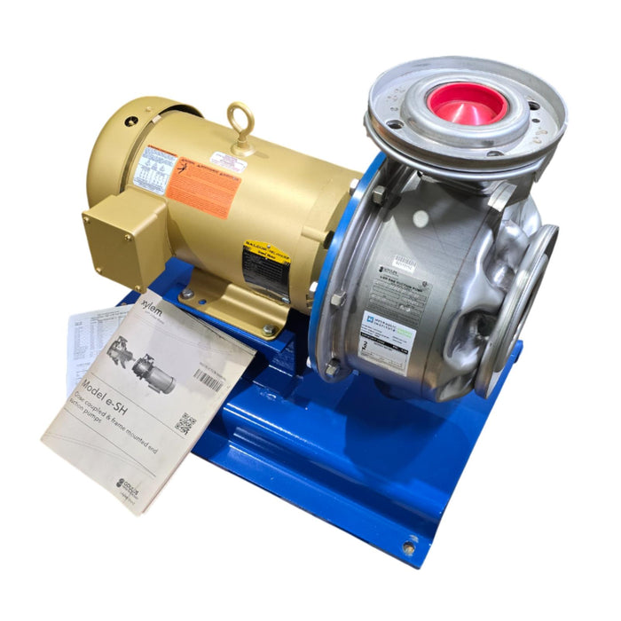 GOULDS WATER XYLEM 03SH08J05T4F2 e-SH CENTRIFUGAL PUMP 316-SS 3x4x8 5HP NSNP