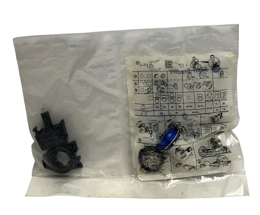 ALLEN BRADLEY 800FP-P6PN3B /A BULLETIN 800FP PILOT LIGHT BLUE 24VAC/DC NSFS