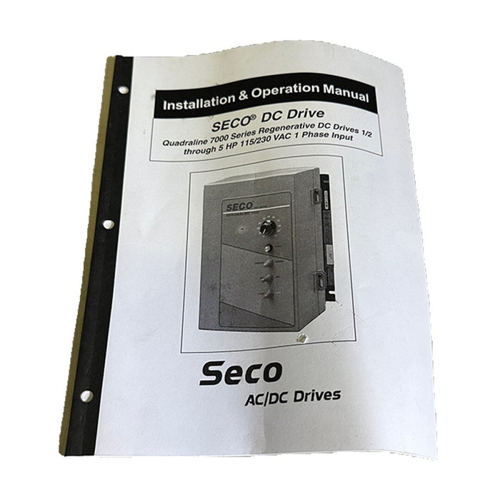 SECO WARNER ELECTRIC Q7006 QUADRALINE 7000 REGENERATIVE DC DRIVE 1HP @ 230V NSNP