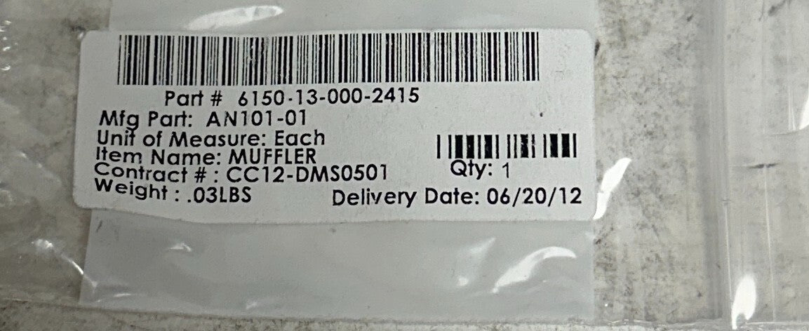 16 SMC AN101-01 / AN10101 SERIES AN PNEUMATIC SILENCERS OEM NSNP