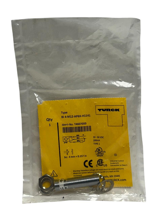 TURCK BI 4-M12-AP6X-H1141 / T4607000 INDUCTIVE PROXIMITY SENSOR 10-30VDC NSFS