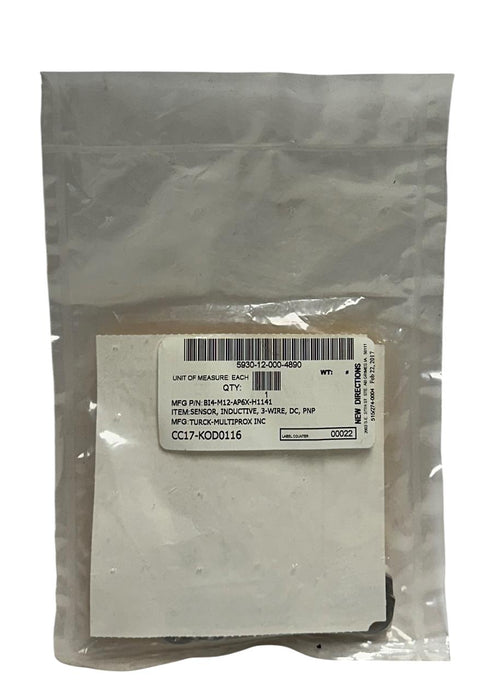 TURCK BI 4-M12-AP6X-H1141 / T4607000 INDUCTIVE PROXIMITY SENSOR 10-30VDC NSFS