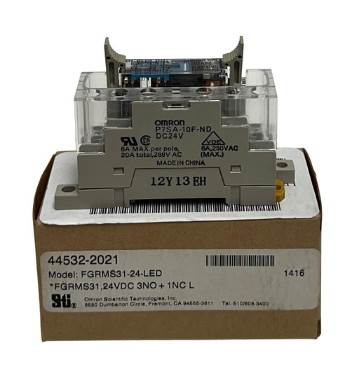 STI OMRON FGRMS31-24-LED / 44532-2021 / FGRMS31 RELAY ASSEMBLY 24VDC NSMP