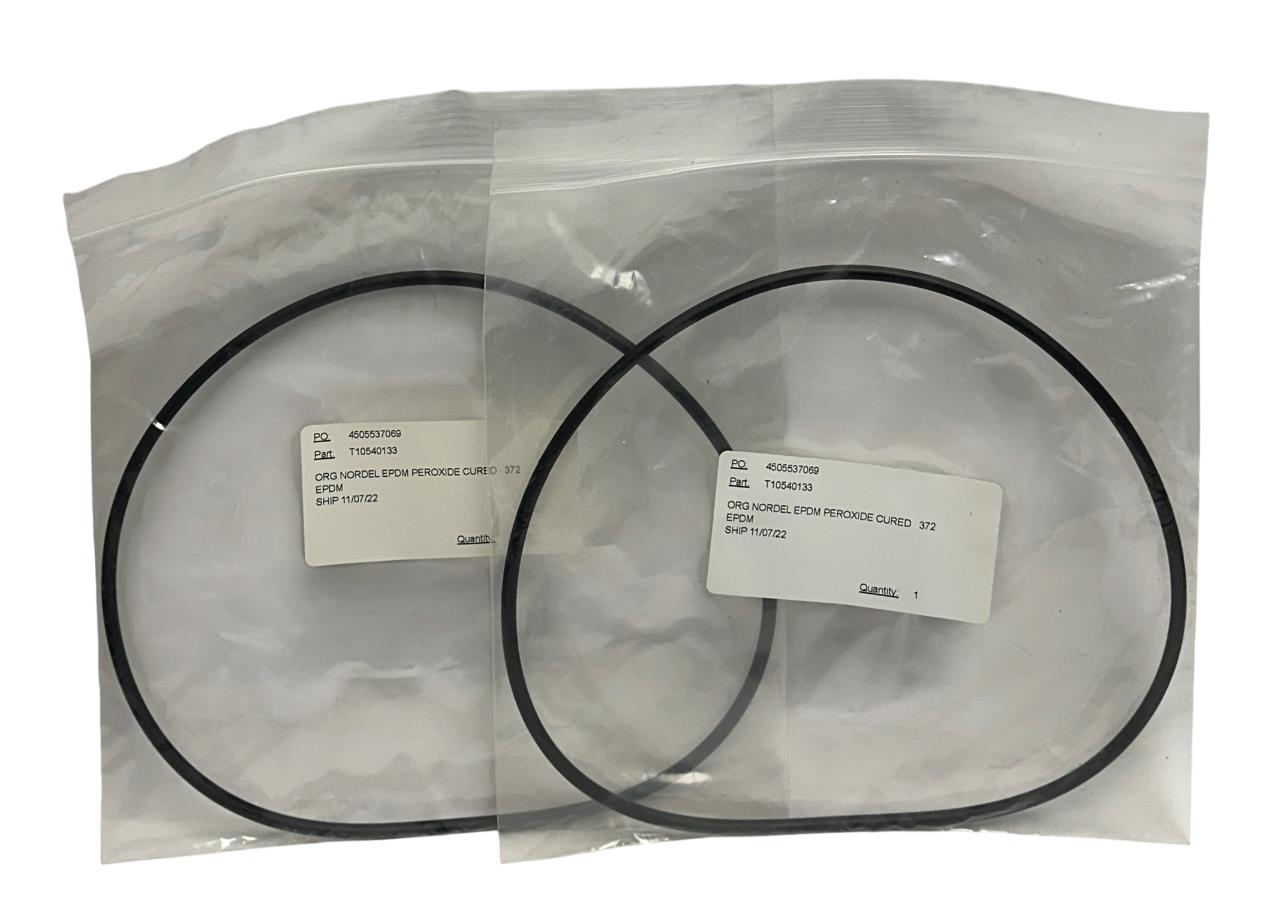 2 ORG NORDEL T10540133 EPDM PEROXIDE CURED 372 O-RINGS OEM NSMP