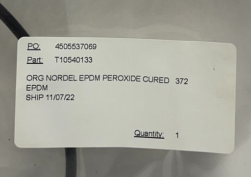 2 ORG NORDEL T10540133 EPDM PEROXIDE CURED 372 O-RINGS OEM NSMP
