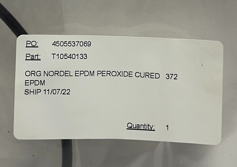 2 ORG NORDEL T10540133 EPDM PEROXIDE CURED 372 O-RINGS OEM NSMP