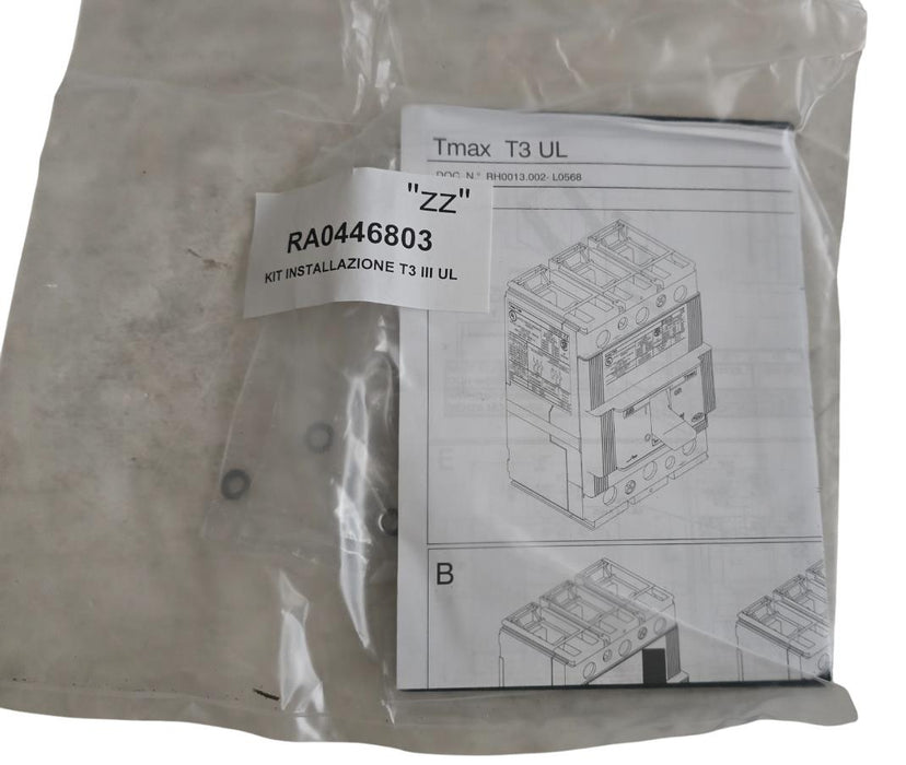 ABB SACE TMAX T3 N 225 T3N100TW-S4 100A, 3-P, SHUNT TRIP CIRCUIT BREAKER NSMP
