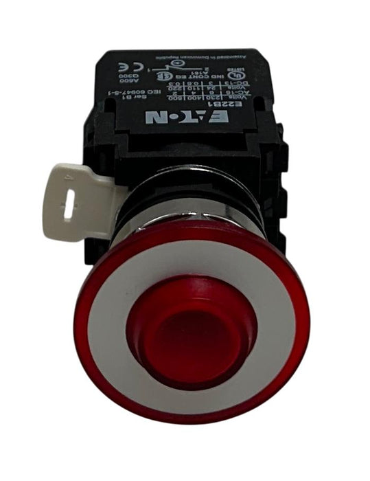 EATON E22GD2X4WB / E22B1 / E22B11 ILLUMINATED PUSH-PULL SWITCH / BUTTON RED NSNP