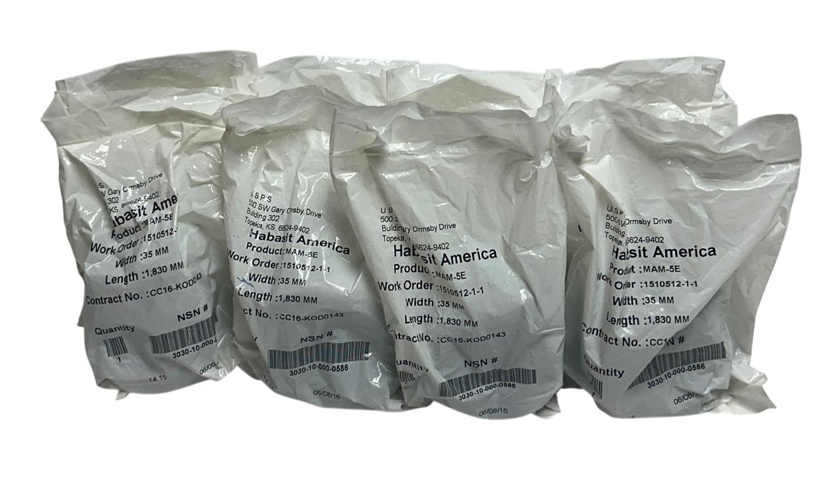 8 HABASIT AMERICA MAM-5E / MAM5E CONVEYOR BELTS W: 35mm L: 1,830mm OEM NSFS