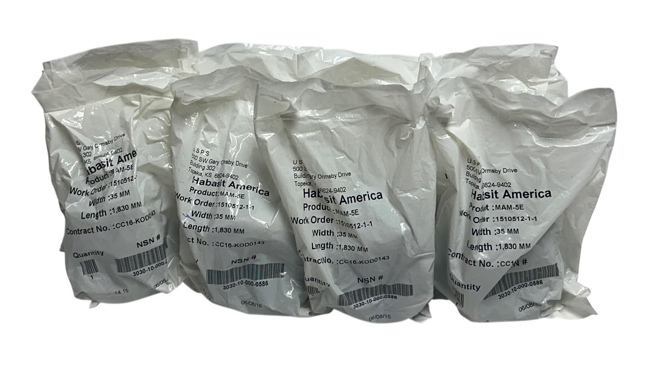 8 HABASIT AMERICA MAM-5E / MAM5E CONVEYOR BELTS W: 35mm L: 1,830mm OEM NSFS