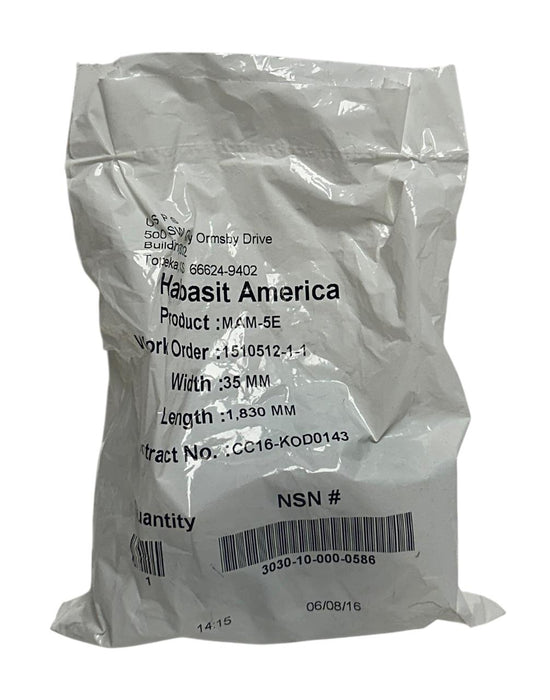 8 HABASIT AMERICA MAM-5E / MAM5E CONVEYOR BELTS W: 35mm L: 1,830mm OEM NSFS