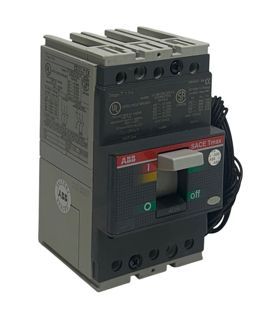 ABB SACE Tmax T1N / T1N040TLA / 1SDA061803R1 CIRCUIT BREAKER 40A 3-POLE AUX NSNP