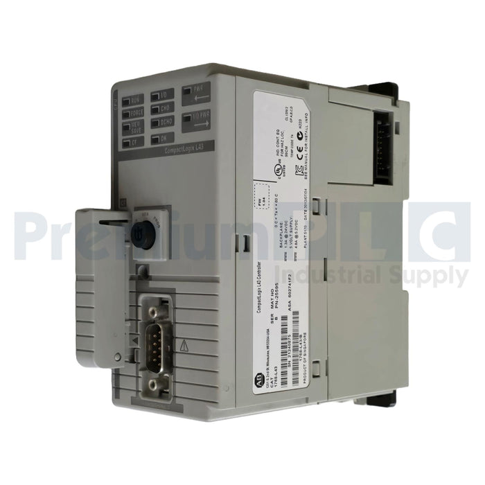 ALLEN BRADLEY 1768-L43 /B CompactLogix L43 CONTROLLER W/ 2MB MEM. NSMP (READ)