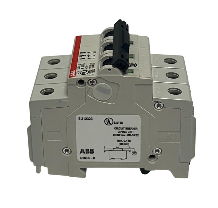 ABB S203U-K40A / S203UK40A MINI CIRCUIT BREAKER 240V 50/60Hz 40A 10kA NSNP