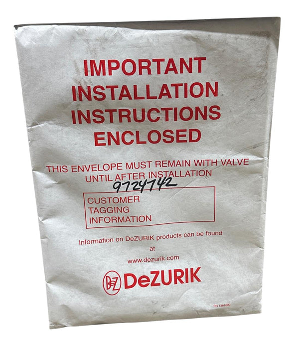 DeZURIK 9724742R001 ROTARY CONTROL VALVE (RCV) ACTUATOR SIZE: 1.5" W/VAC V200P