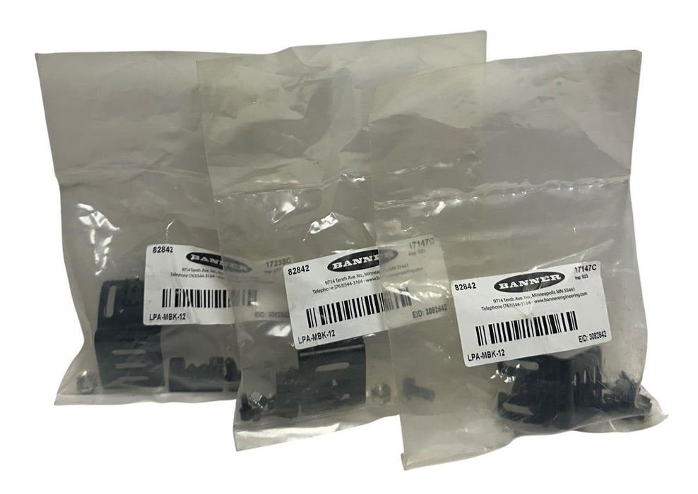 4 BANNER EZ-SCREEN BRACKET KITS 82842 / 82841 / LPA-MBK-12 / LPA-MBK-11 OEM NSFS