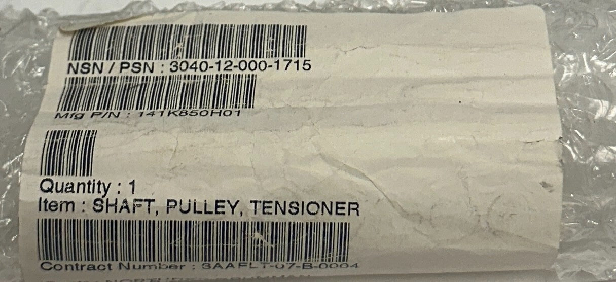 NORTHROP GRUMMAN 141K850H01 / 3040-12-000-1715 PULLEY SHAFT TENSIONER NSNP