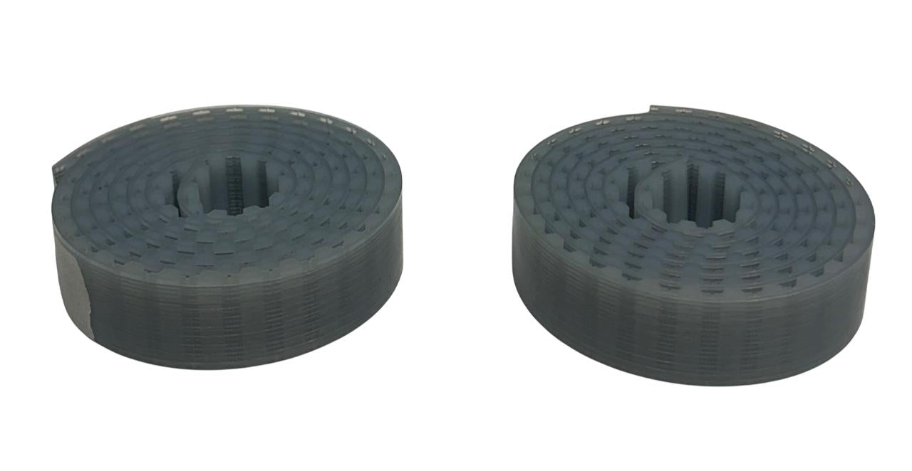 2 B&B 25T10-1380 / 25T101380 POLYURETHANE TIMING BELTS OPEN-ENDED OEM NSNP