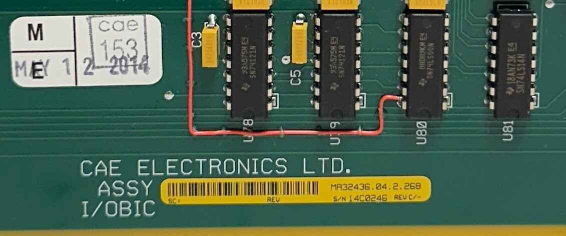 L3 MAPPS CAE MA268-106474-01 / MA32436.04.2.268 MODIFIED IOBIC CCA BOARD NSNP