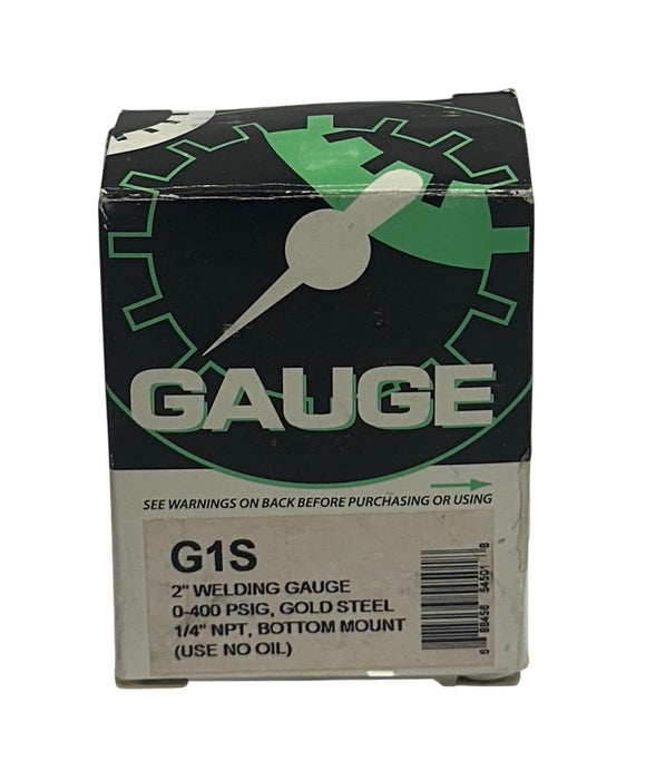 CPI CONTINENTAL PRECISION INSTRUMENTS G1S WELDING GAUGE 2'' 0-400PSIG 1/4'' NSMP