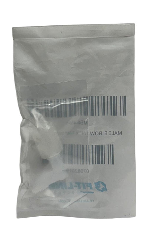 3 FIT-LINE ME4-4N-1 / ME44N1 MALE ELBOWS 1/4'' x 1/4'' W/ PVDF NUT OEM NSMP