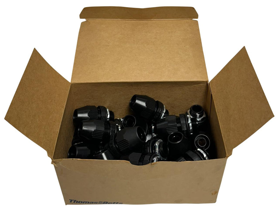 20 THOMAS & BETTS ABB 7TAD012550R0005 / LT38P STRAIGHT BULLET FITTING 3/8'' NSMP