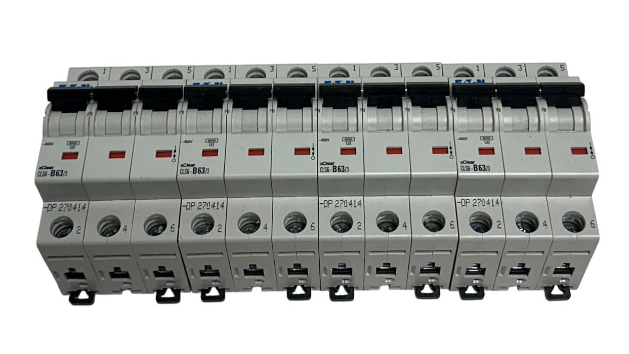 4 EATON CLS6-B63/3-DP / 270414 MOELLER SERIES xCLEAR CIRCUIT BREAKERS 63A USNP