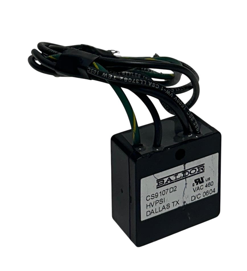 BALDOR CS9107D2 / HVPSI SEALED SWITCH 460VAC BLACK USNP