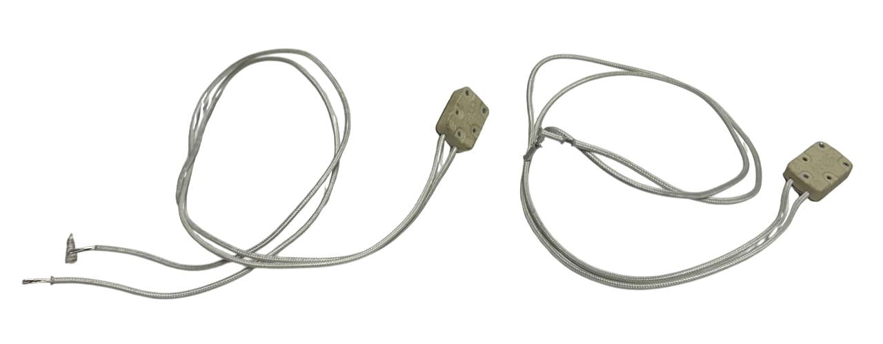 2 B.E. QCX CERAMIC LAMP SOCKETS 300V 12A 750W OEM NSNP