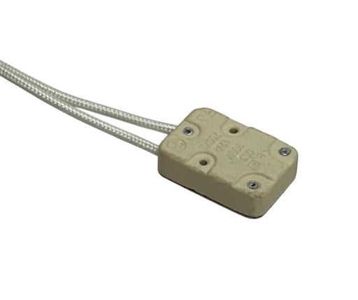 2 B.E. QCX CERAMIC LAMP SOCKETS 300V 12A 750W OEM NSNP