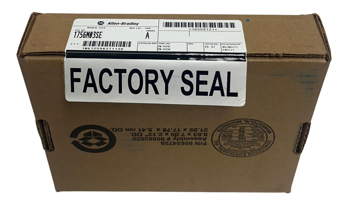 ALLEN BRADLEY 1756-M03SE /A ControlLogix 3-AXIS SERCOS INTERFACE 1756M03SE NSMP