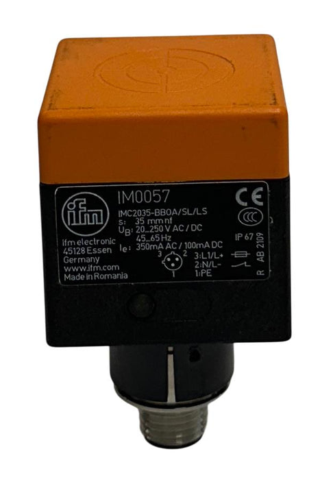 IFM ELECTRONIC IMC2035-BBOA/SL/LS / IM0057 INDUCTIVE SENSOR 20-250VAC/DC NSNP