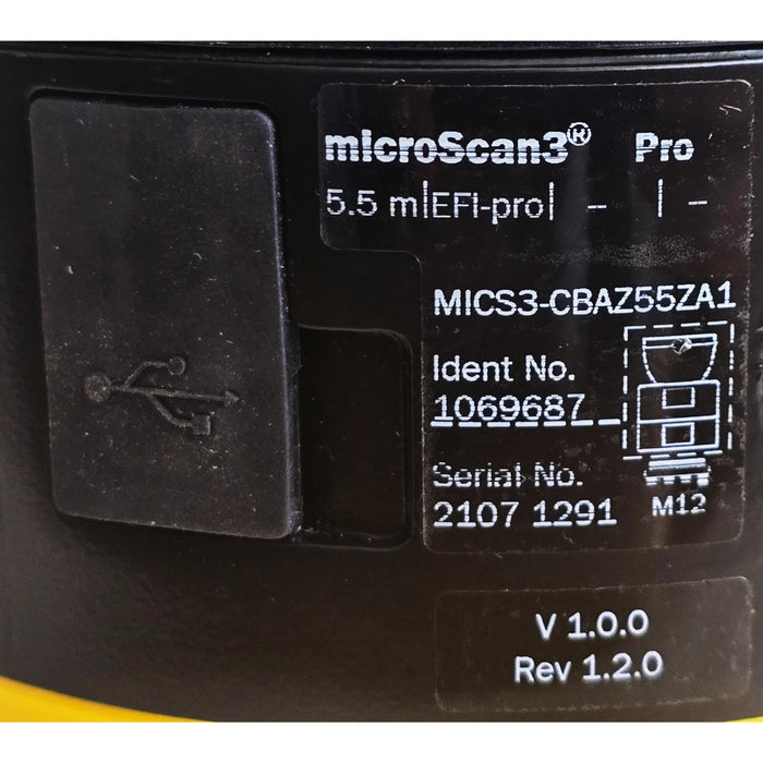 SICK 1069687 | MICS3-CBAZ55ZA1 SAFETY microScan3 LASER SCANNER 5.5m 275° XLNT