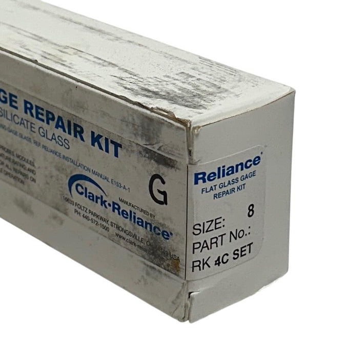 CLARK RELIANCE RK-4C-SET / RK4CSET SIZE 8 FLAT GLASS GAGE REPAIR KIT OEM NSFS