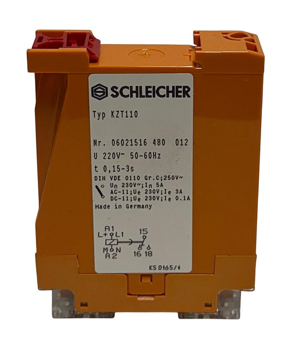 SCHEICHER 06021516 480 012 / KZT110 TIME DELAY RELAY 220V 50/60Hz 0,15-3s NSMP